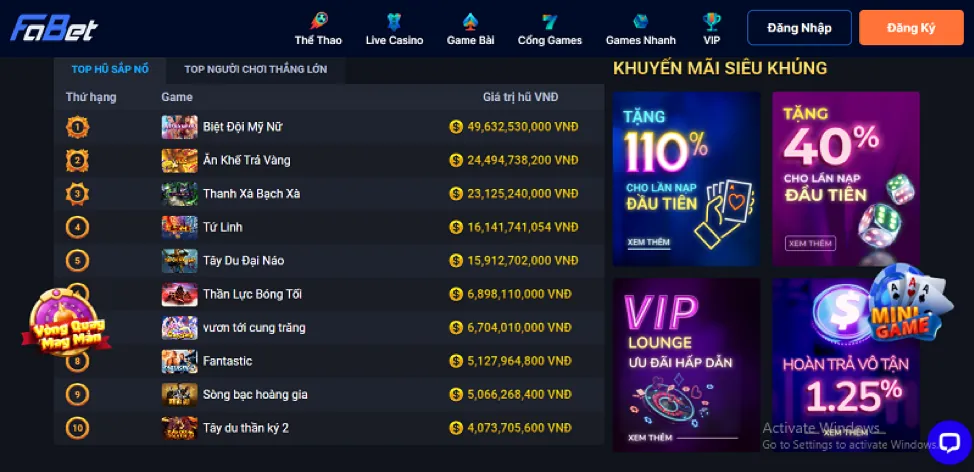 Tổng quan các loại game phổ biến tại XX88